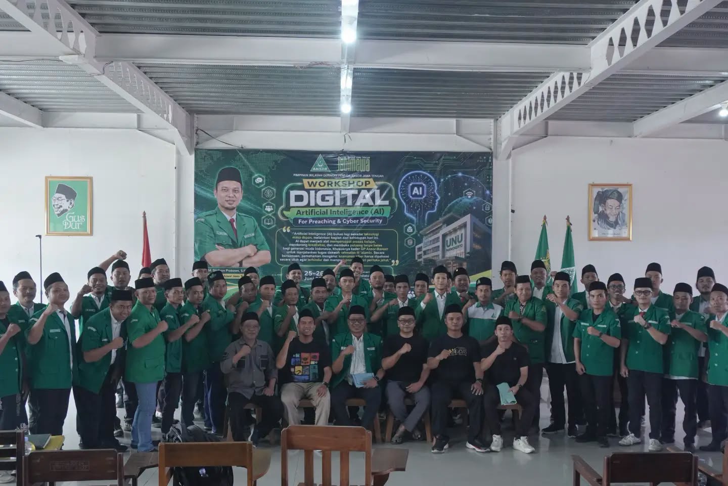 Pelatihan Medial Digital PW GP Ansor Jateng